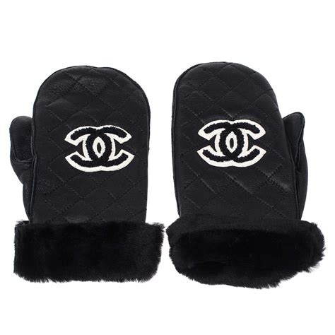 chanel snow gloves|Gloves .